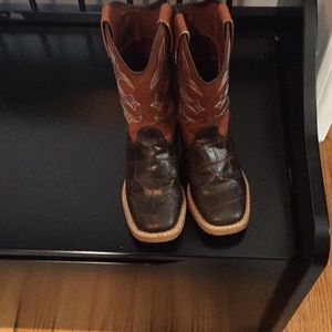 DBL BARREL COWBOY BOOTS SIZE 10.5